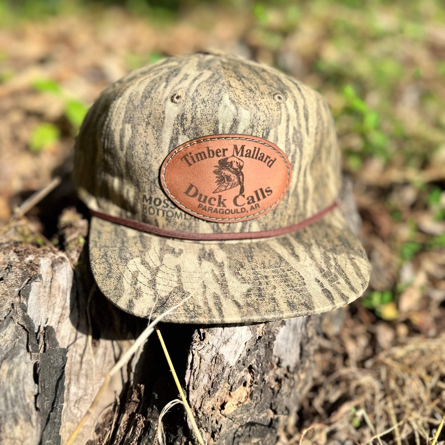 TMDC MOSSY OAK BOTTOMLAND LOST HAT CO GOAT ROPE CAP