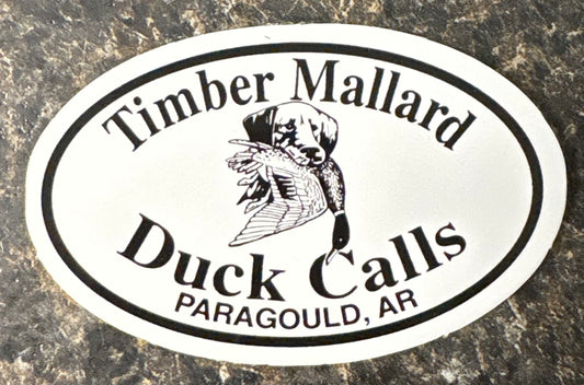 TMDC 2x3 BLACK & WHITE LOGO DECAL