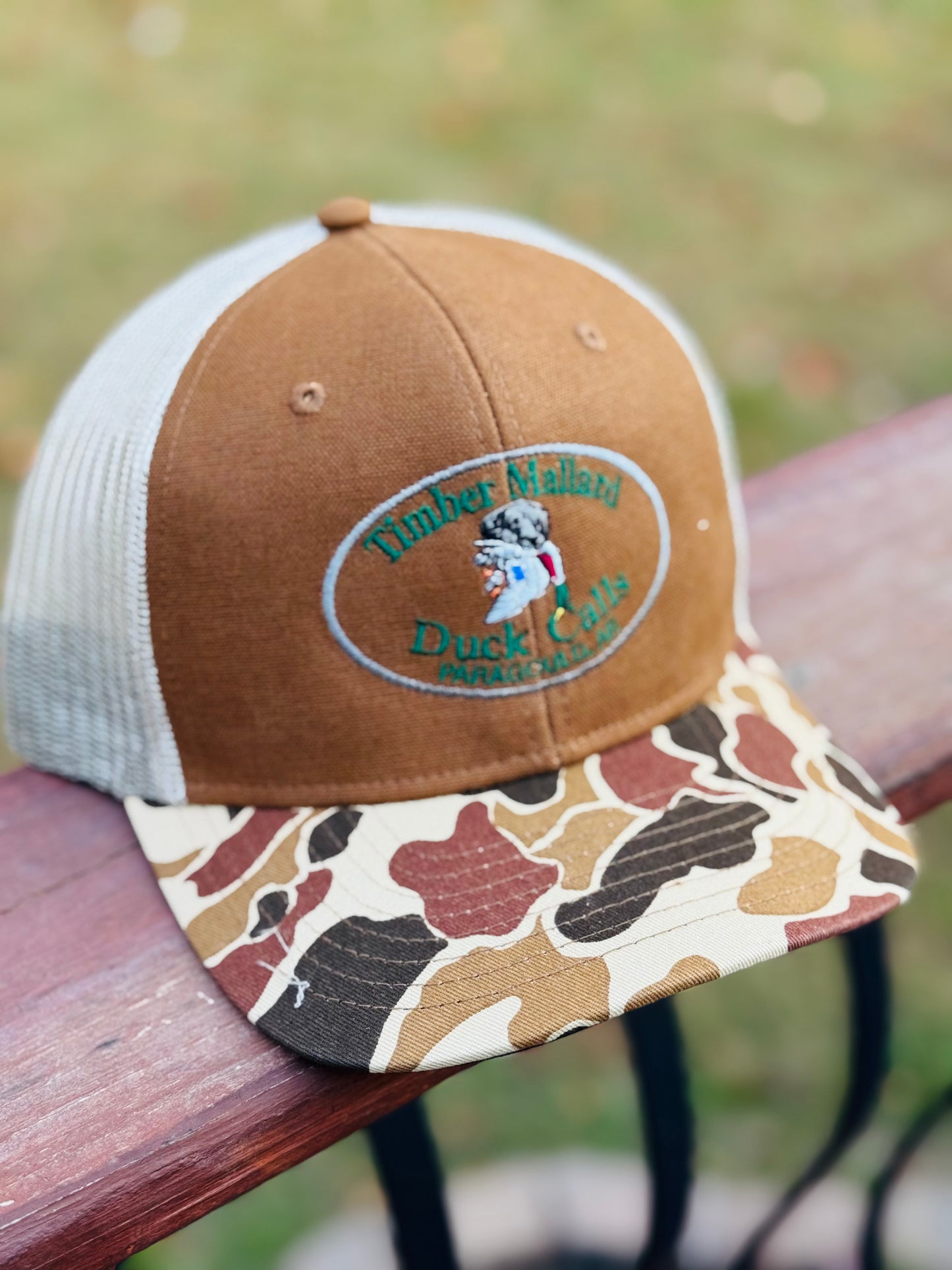 TMDC OLD SKOOL BROWN CAMO DRI-DUCK CAP