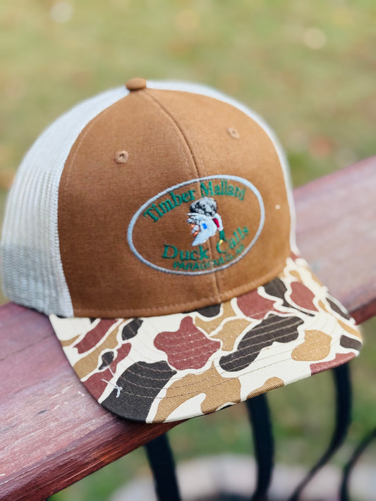 TMDC OLD SKOOL BROWN CAMO DRI-DUCK CAP
